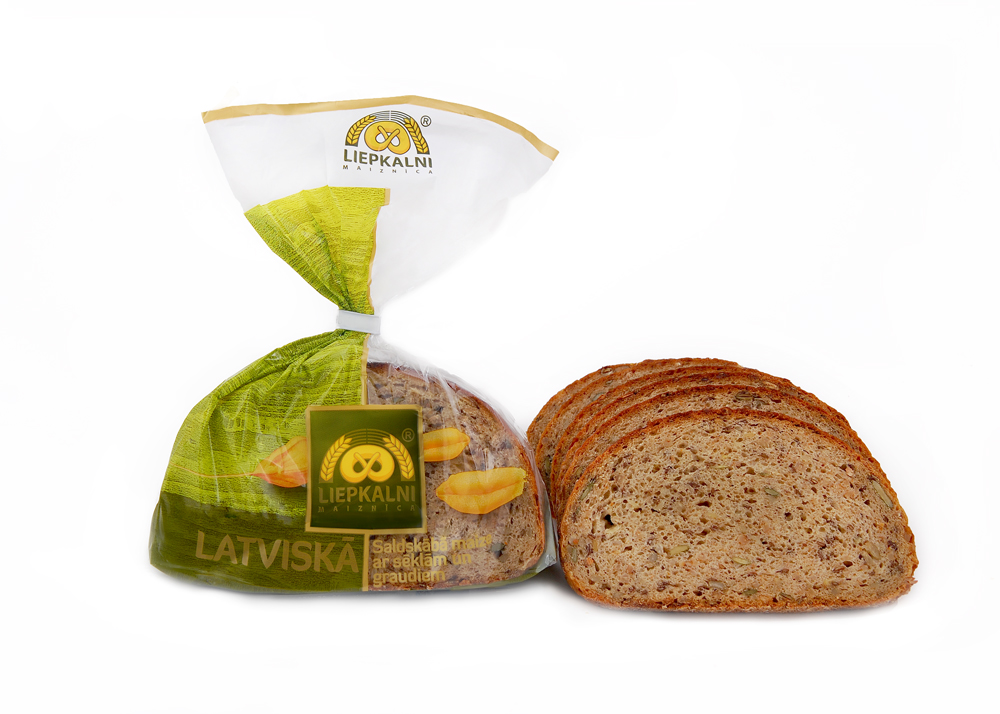 Latvian fine rye-bread with seeds