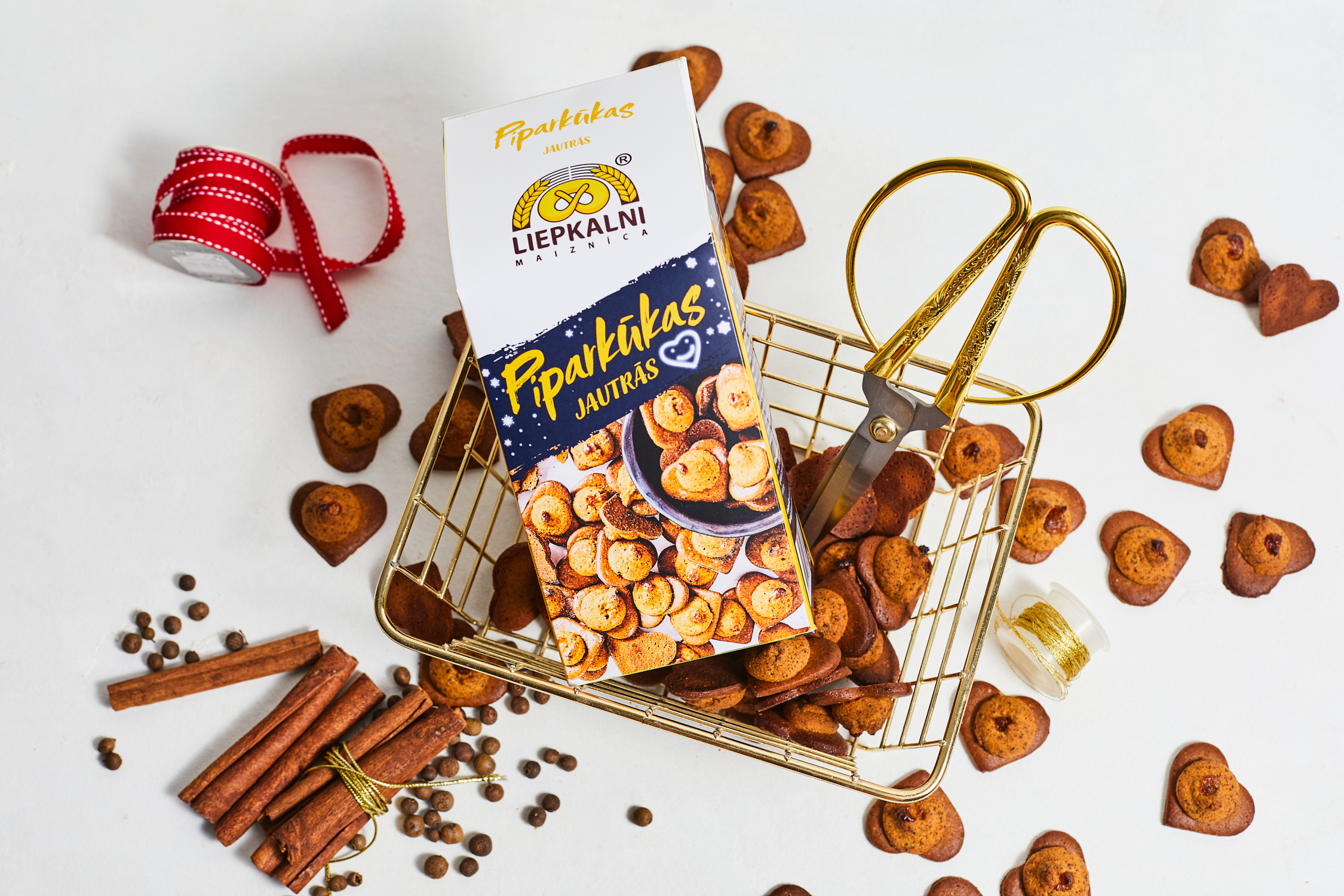 Jautrās piparkūkas kastītē