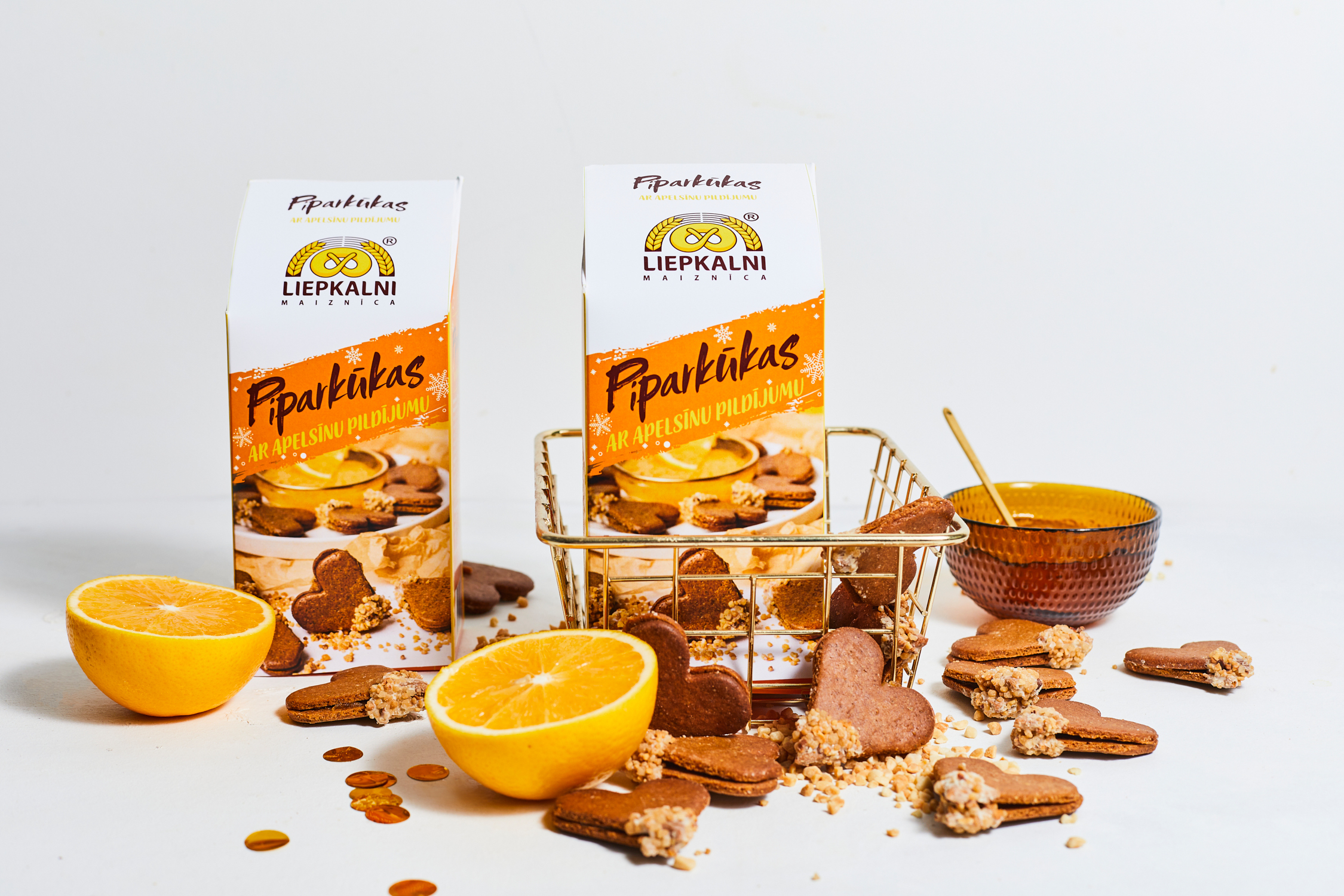 Piparkūkas ar apelsīnu pildījumu