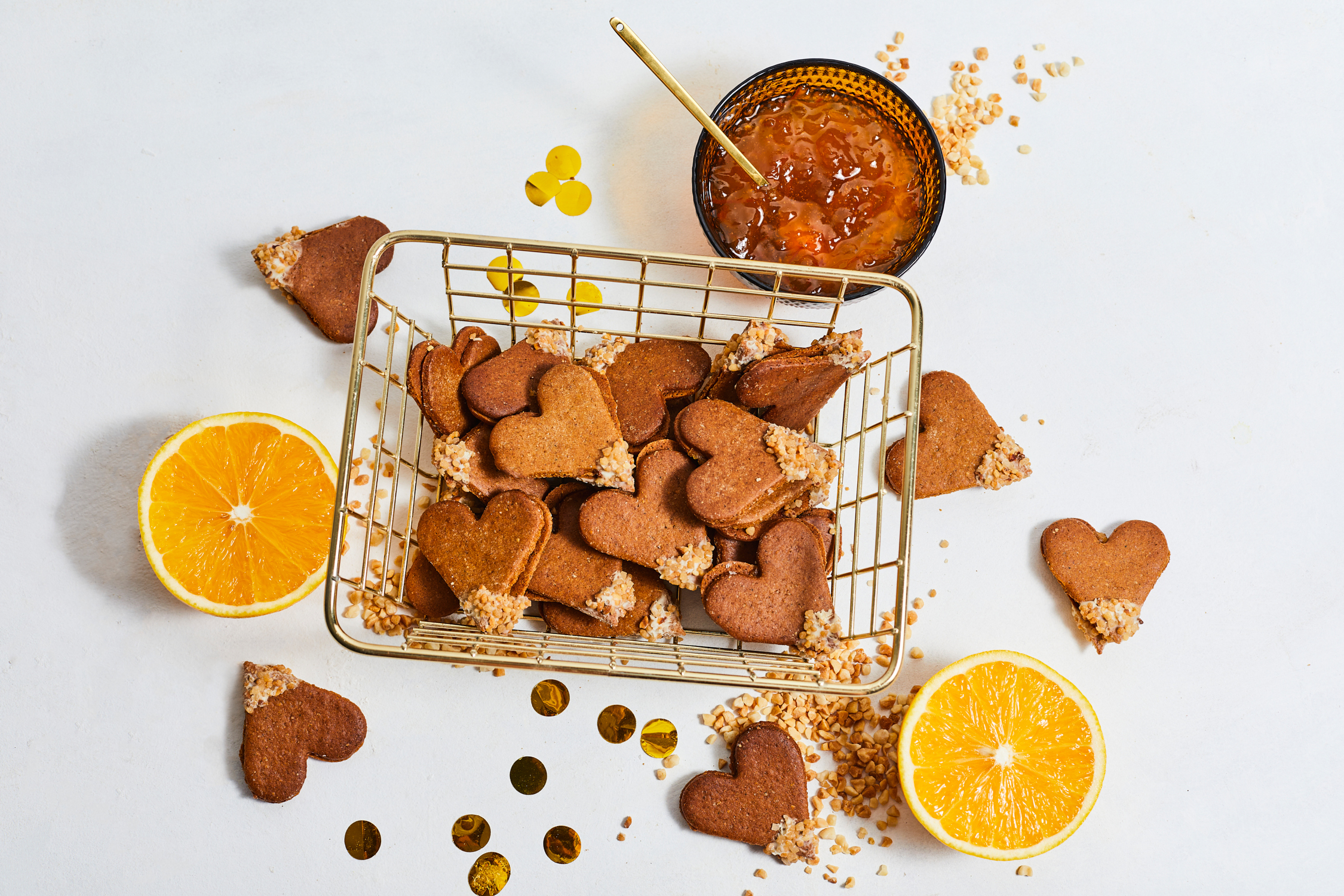 Piparkūkas ar apelsīnu pildījumu