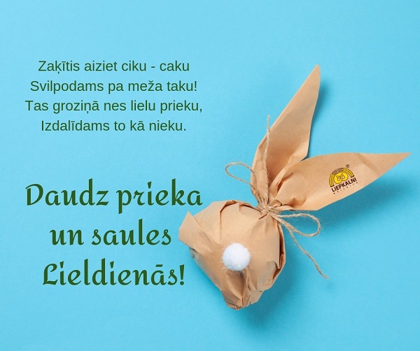 Priecīgas Lieldienas!