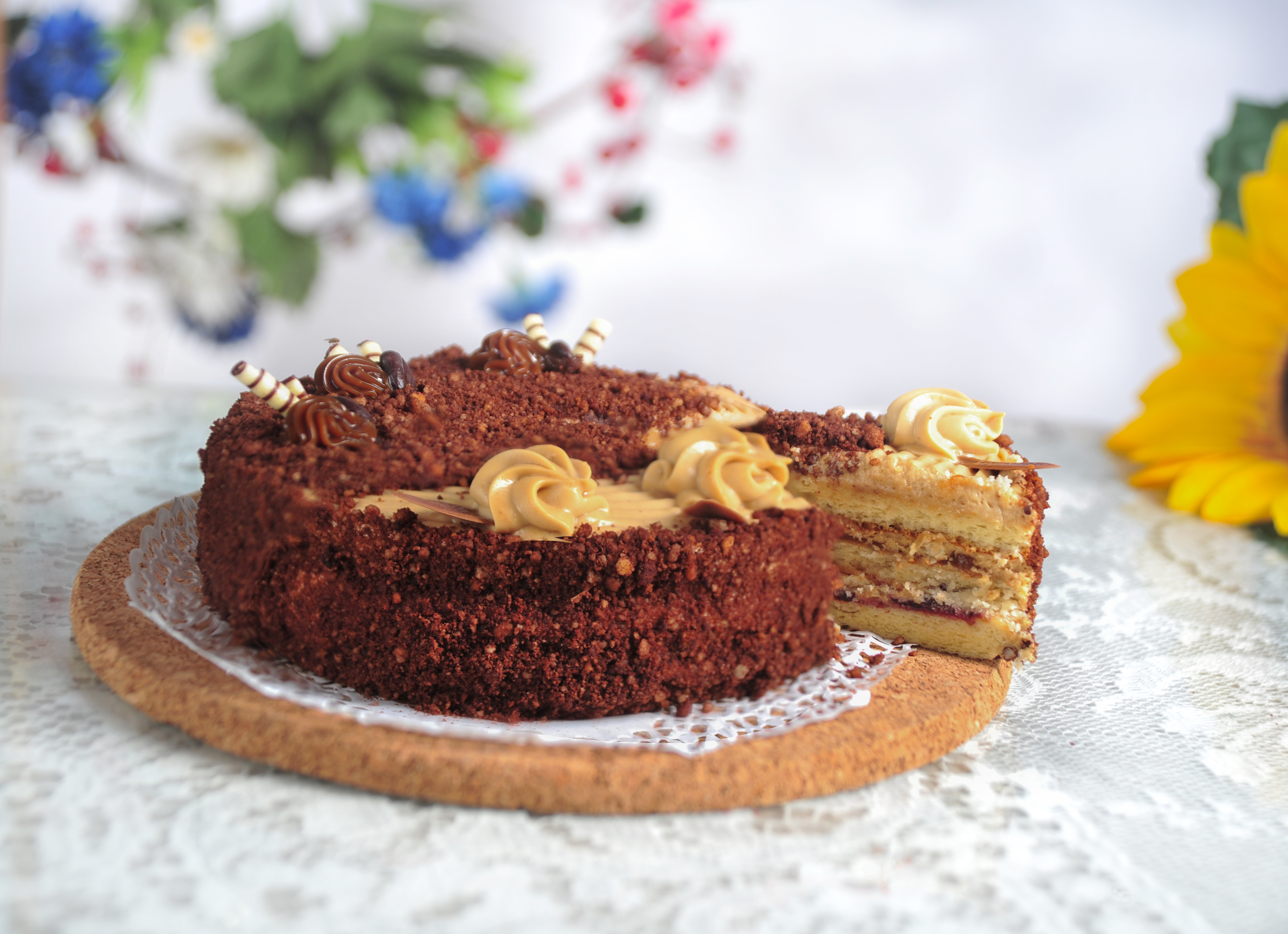 Kafijas torte "Zīlniece"