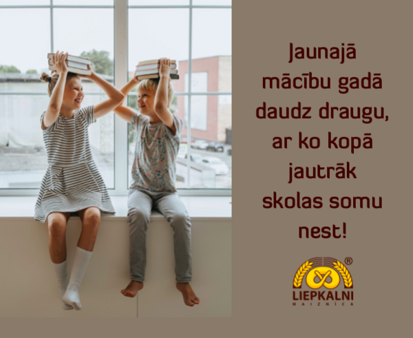 Lai jaunais mācību gads prieka un draugu pilns!